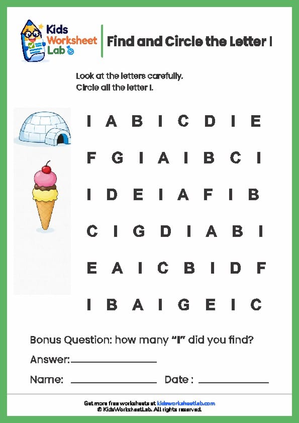 find the letters i