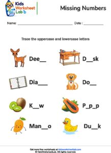 Missing Letters Worksheet_6