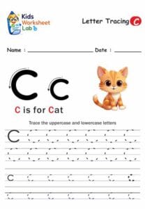 Tracing the Letter C