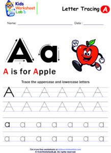 Tracing the Letter A