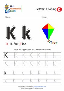 Tracing the Letter K