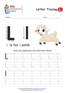 Tracing the Letter L