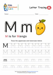 Tracing the Letter M