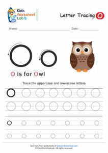 Tracing the Letter O