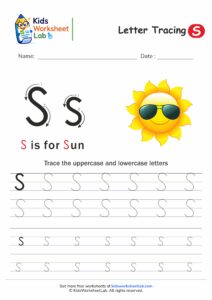 Tracing the Letter S