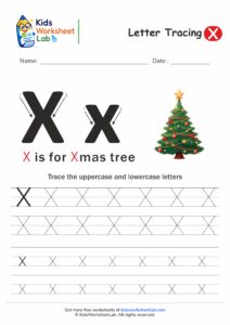 Tracing the Letter X