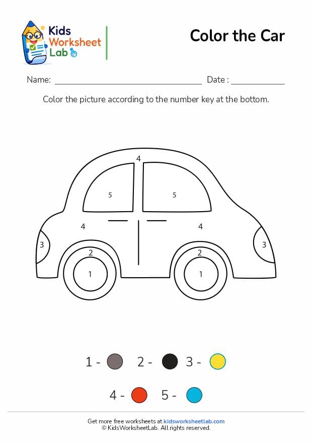 color the car