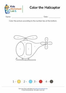 Color the Halicaptor Worksheet