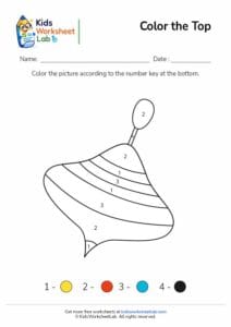 Color the Top Worksheet