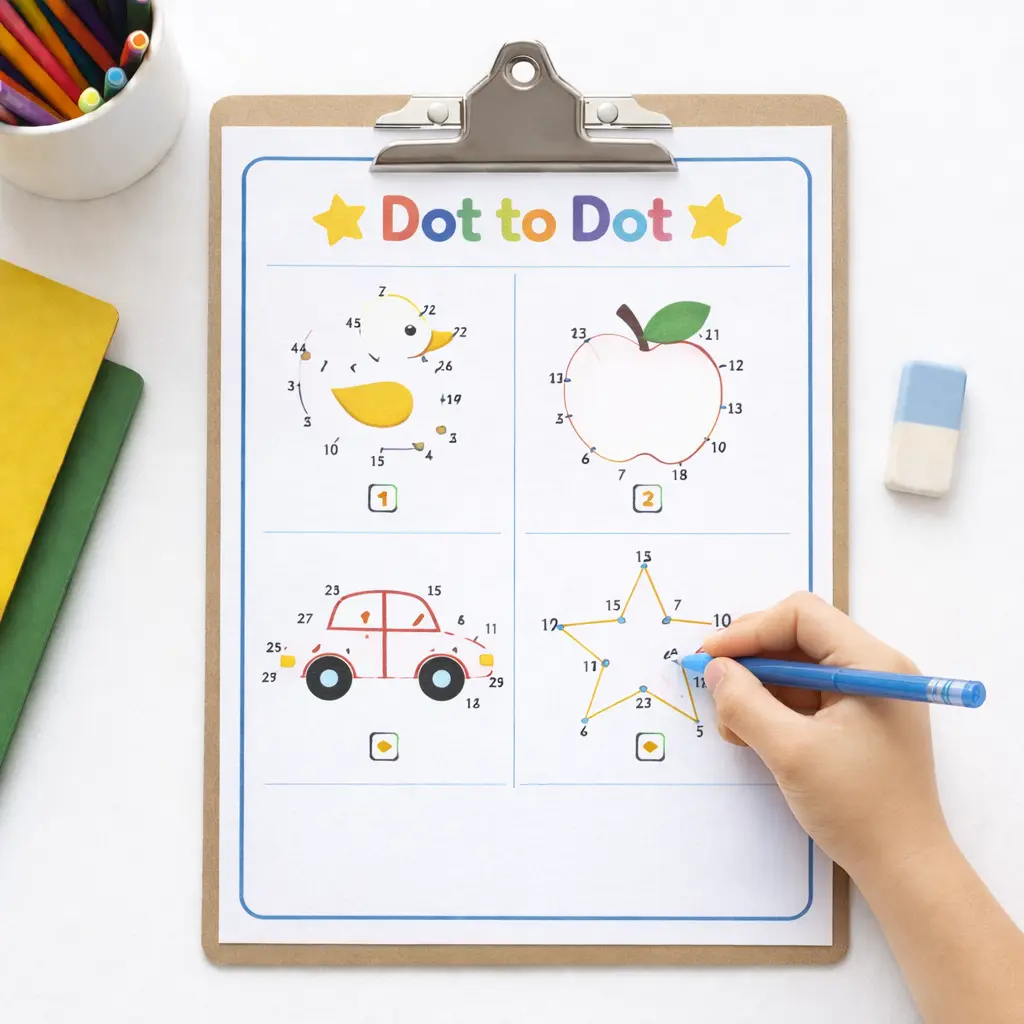 Dot to Dot Worksheets
