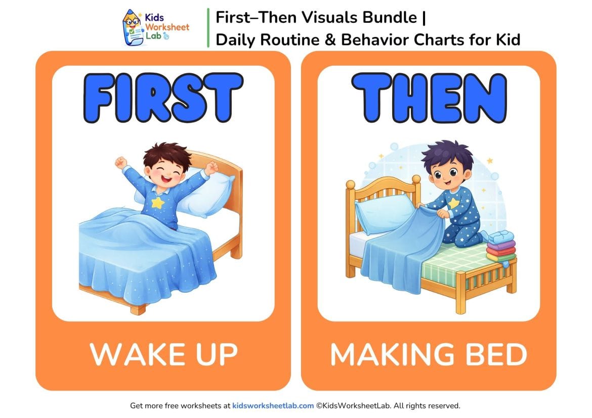 First Then Visual Cards