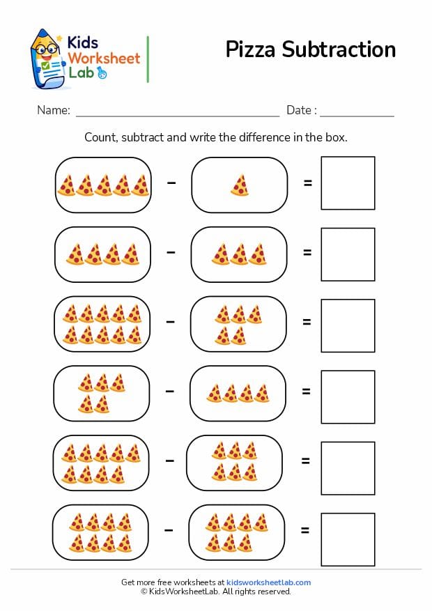 pizza subtraction