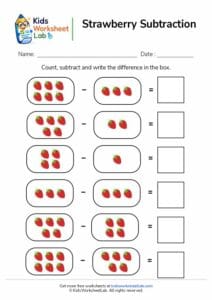 Strawberry Subtraction