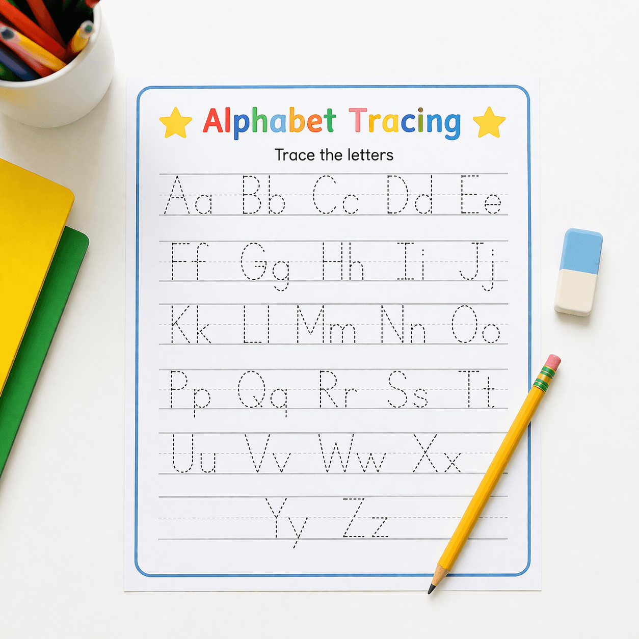 Alphabet Tracing Worksheet