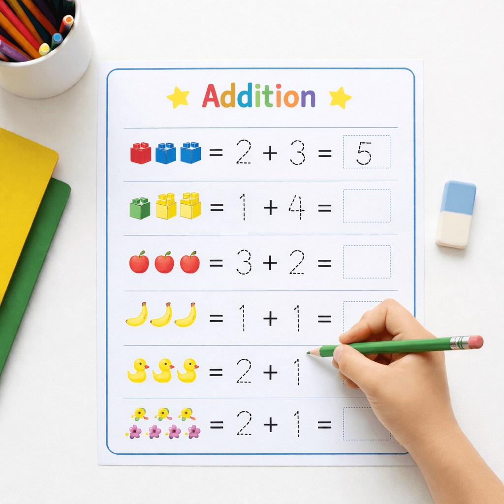 Maths Addition Worksheet