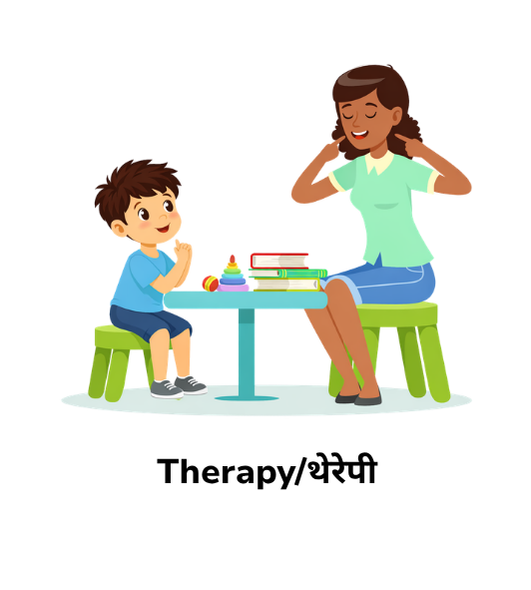 Therapy visual card autism schedule