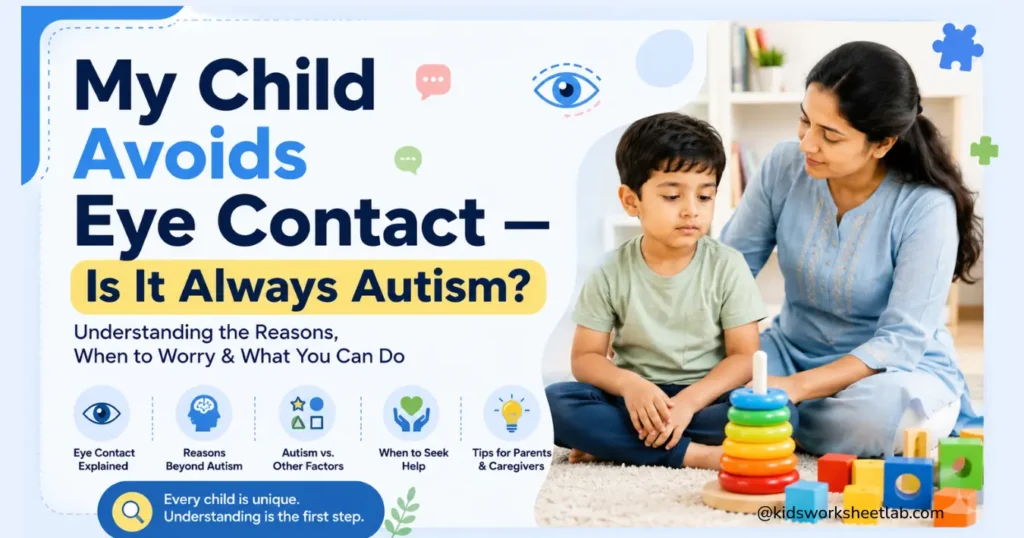 eye contact autism toddlers