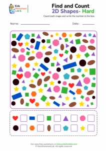 Find & Count 2D Shapes – Hard