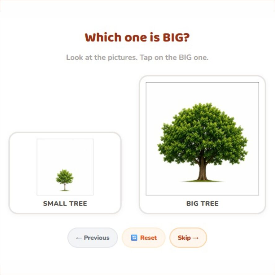 Big and Small – Opposites